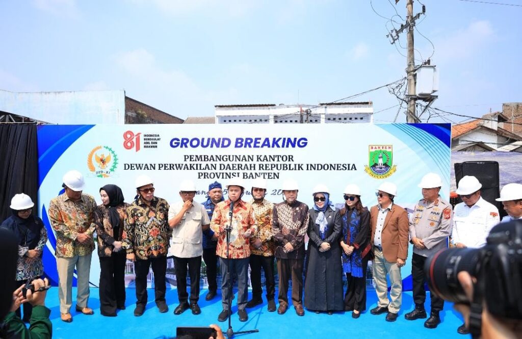 Kapolda Banten Hadiri Ground Breaking Pembangunan Gedung Kantor DPD RI di Ibu Kota Provinsi Banten 2476416