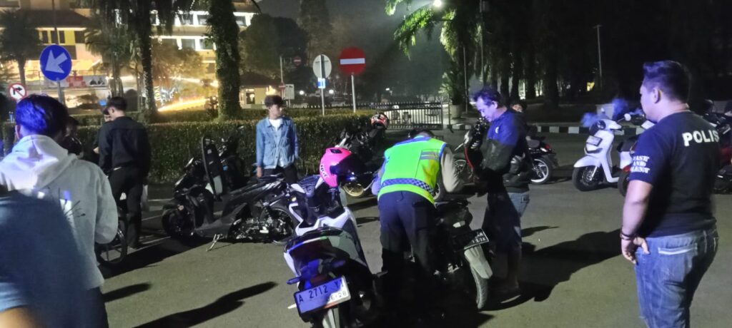 Cegah Balap Liar di Kawasan Pusmpemkab, Satlantas Polresta Tangerang Amankan Empat Motor 3095320