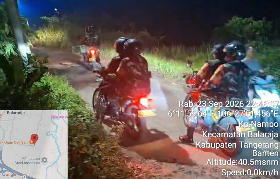 Intensifkan Keamanan Wilayah, Koramil 05/Balaraja Gelar Patroli Bersama Polsek img 20260923 wa0624