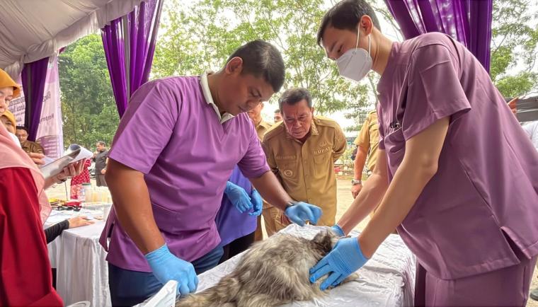 Bupati Tangerang Dorong Pencegahan Penularan Rabies Melalui Vaksinasi Gratis Hewan Peliharaan 3545709