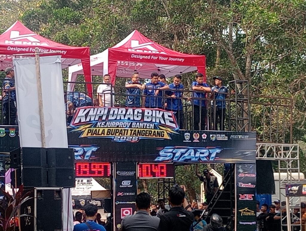 Buka KNPI Drag Bike 2026, Sekda Kabupaten Tangerang Tegaskan Sirkuit Tempat Unjuk Prestasi, Bukan Balap Liar oplus 0